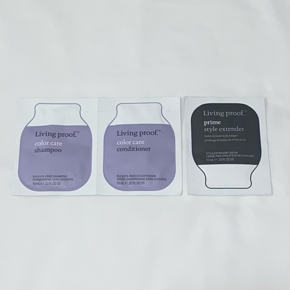 3 - Living Proof Hair Samples Bundle